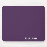Blue John purple colour name Mouse Pad<br><div class="desc">Blue John purple colour name</div>