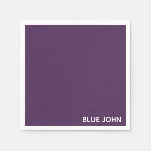 Blue John purple colour name Napkin