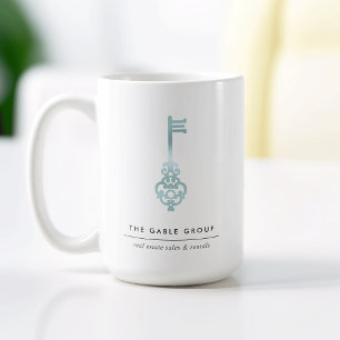 Blue Key Realtor or Real Estate Office Coffee Mug