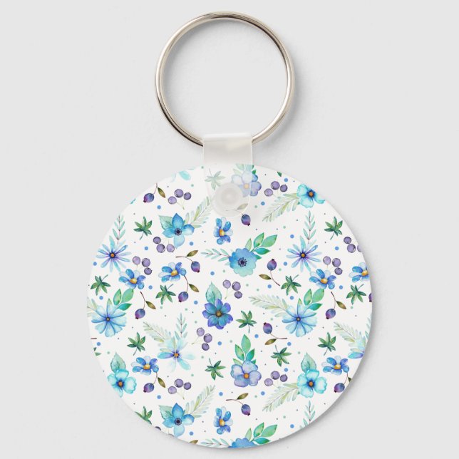 blue key ring (Front)