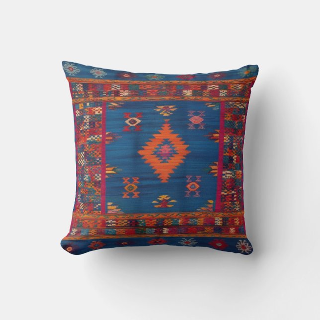 Blue Kilim Pillows for Every Room: Versatile  (Front)