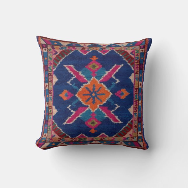 Blue Kilim Pillows: The Perfect Accent  Cushion (Front)
