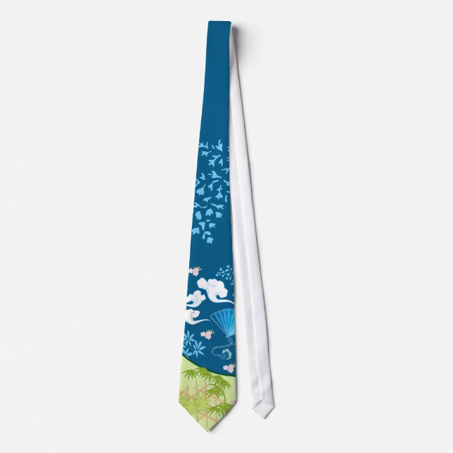 Blue Kimono Tie (Front)