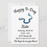 Blue King Cobra Happy B-day