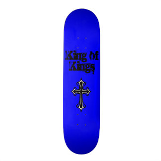 Blue King of Kings Skateboard Deck
