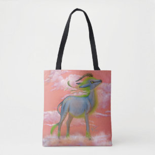 Blue Kirin Tote Bag