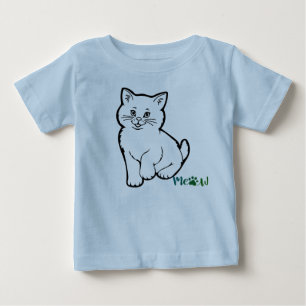 Blue kitten baby T-Shirt