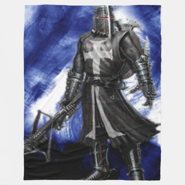 BLUE KNIGHT FLEECE BLANKET (Front)