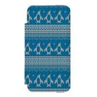 Blue Knitted Background