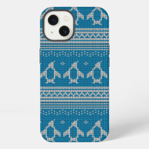 Blue Knitted Background iPhone 13 Case