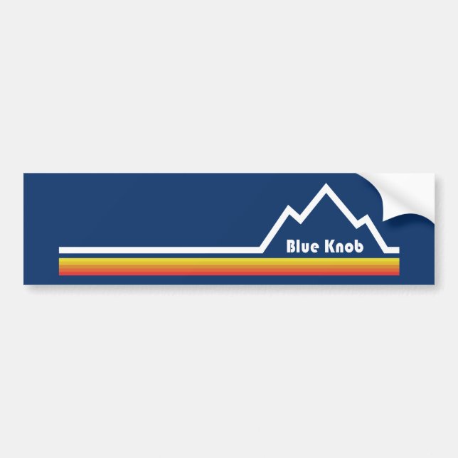 Blue Knob Pennsylvania Bumper Sticker (Front)