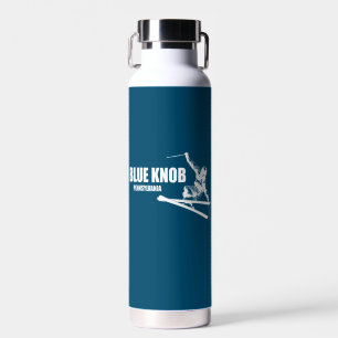 Blue Knob Pennsylvania Skier Water Bottle