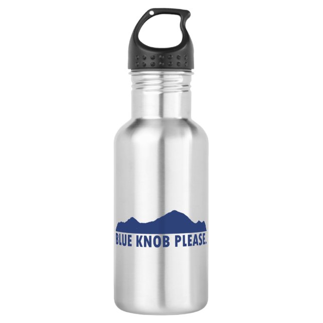 Blue Knob Please 532 Ml Water Bottle (Front)