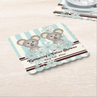 Blue Koala Twin Boy Baby Shower / Kids Birthday