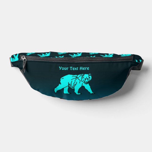 Blue Kodiak Bear Bum Bags (Lay Down)