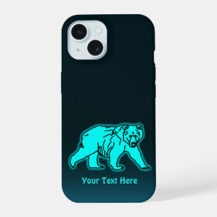 Blue Kodiak Bear iPhone 15 Case