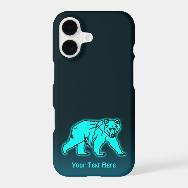 Blue Kodiak Bear Samsung Galaxy S21 Ultra Case (Back)