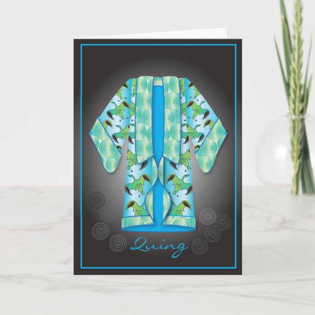 Blue Komono Card (Front)