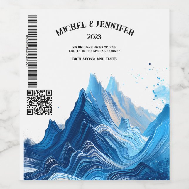 Blue Label for Weddings (Single Label)