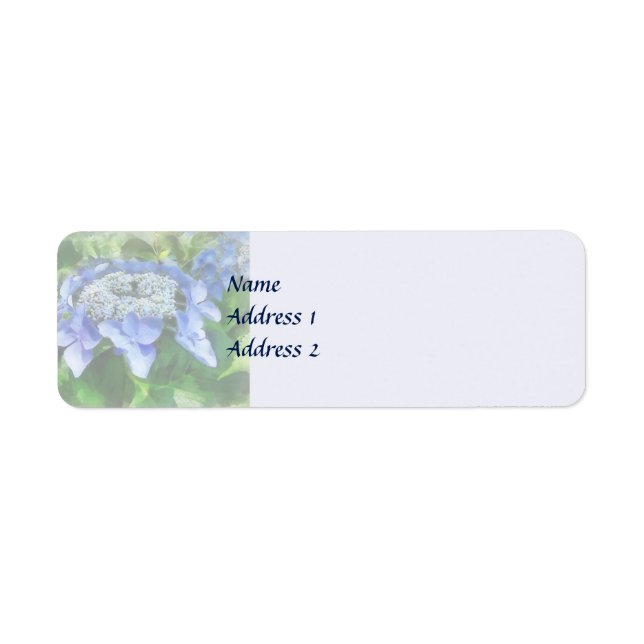 Blue Lace Cap Hydrangea Wedding Products (Front)