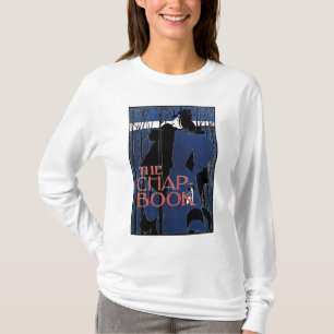 Blue Lady Art Nouveau Advertisement T-Shirt