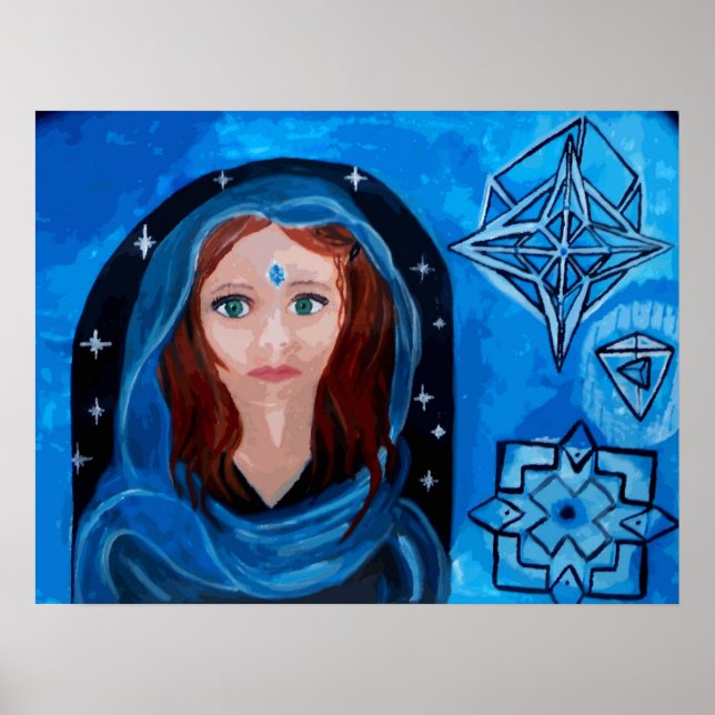 Blue Lady Dream Poster (Front)