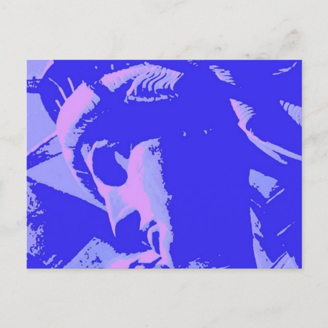 Blue Lady Liberty Postcard (Front)