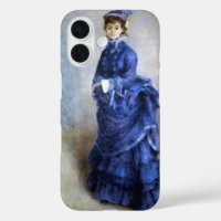 Blue Lady  Parisienne Renoir Impressionist Paint