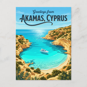 Blue Lagoon, Akamas Cyprus Postcard