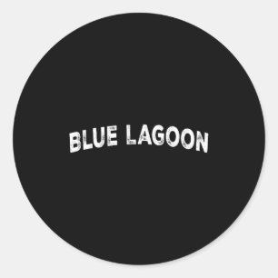 Blue Lagoon  Classic Round Sticker