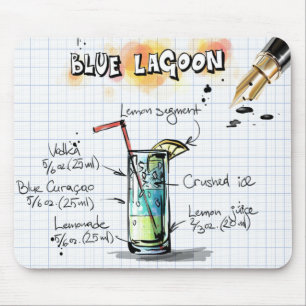 Blue Lagoon Mouse Pad