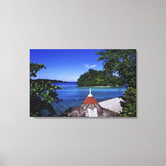Blue Lagoon, Port Antonio, Jamaica Canvas Print (Front)