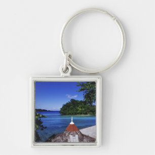 Blue Lagoon, Port Antonio, Jamaica Key Ring