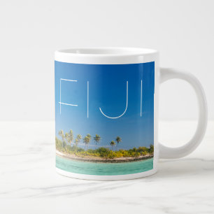 Blue Lagoon Seascape, Fiji Large Coffee Mug