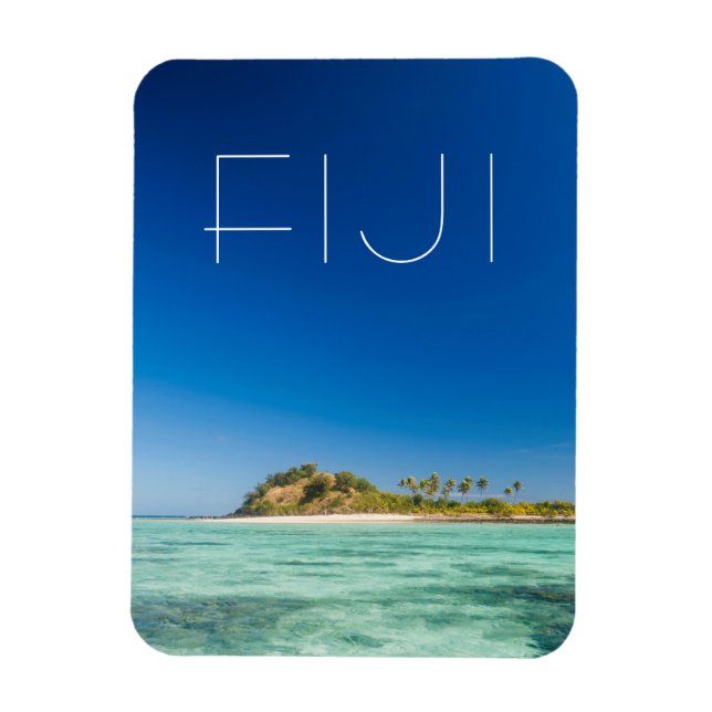Blue Lagoon Seascape, Fiji Magnet (Vertical)