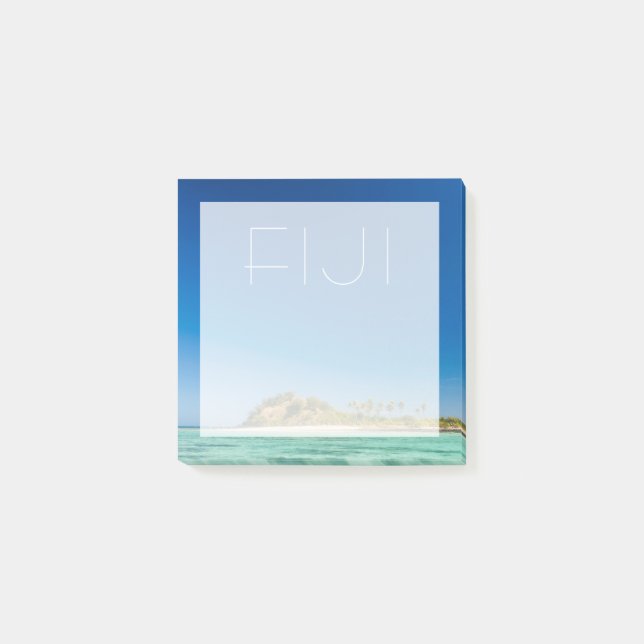 Blue Lagoon Seascape, Fiji Post-it Notes (Front)