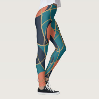Blue lagun leggings
