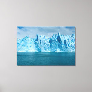 Blue Lake, Ice And Sky Canvas Print