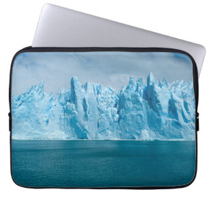 Blue Lake, Ice And Sky Laptop Sleeve
