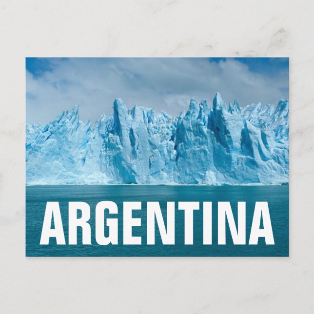 Blue Lake, Ice And Sky Postcard (Front)