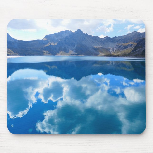 Blue lake landscape mouse pad (Front)
