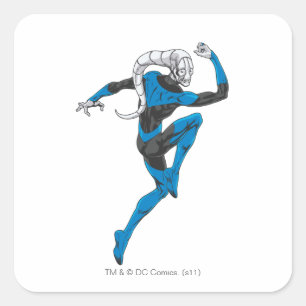Blue Lantern 1 Square Sticker