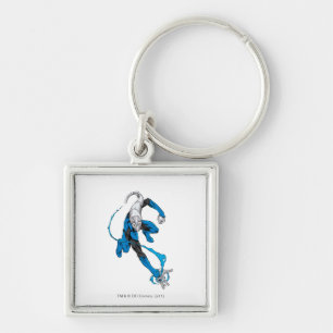 Blue Lantern 7 Key Ring