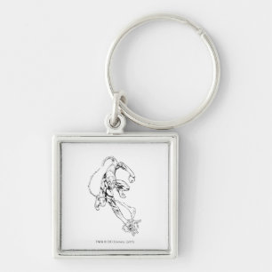 Blue Lantern 9 Key Ring