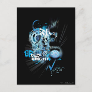 Blue Lantern Graphic 1 Postcard