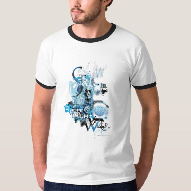 Blue Lantern Graphic 1 T-Shirt (Front)