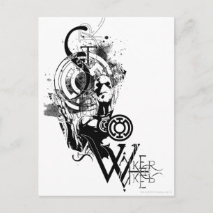 Blue Lantern Graphic 2 Postcard