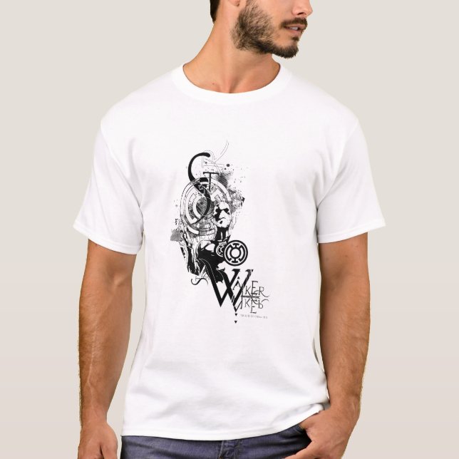 Blue Lantern Graphic 2 T-Shirt (Front)