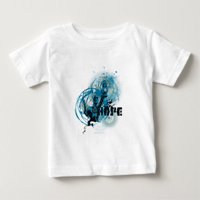 Blue Lantern Graphic 3 Baby T-Shirt (Front)