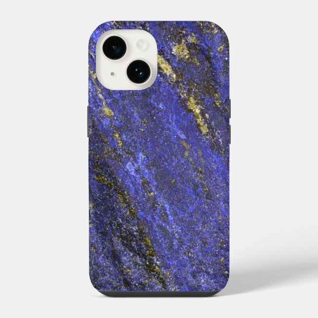 Blue Lapis Lazuli iPhone Case (Back)